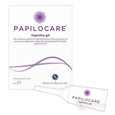 PAPILOCARE vaginálny gél 7x5 ml