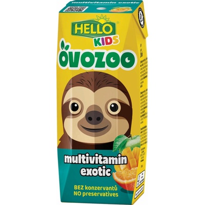 Hello OVOZOO ovocný nápoj Multivitamín 250 ml