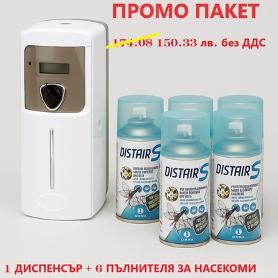 Сет против насекоми- lcd диспенсър + 6 пълнителя (pqx6)