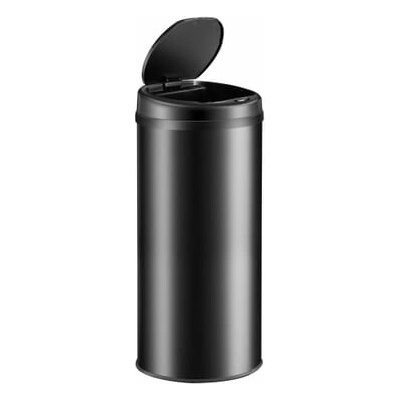 InternetovaZahrada - Bezdotykový odpadkový kôš s USB 40 l - čierny