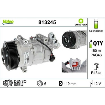 Kompresor, klimatizace VALEO 813245