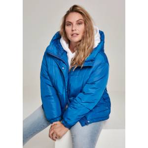 Urban Classics Дамско яке в синьо Urban Classics Ladies Oversized Hooded Puffer MODEL810 SALE - , размер 3XL