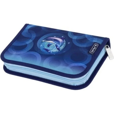 Herlitz Ученически несесер с 31 части, 2 крила, Dolphin Ride - Herlitz