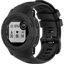 ESES Silikonový řemínek černý pro Garmin Instinct 1530001442
