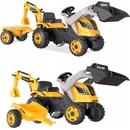 Smoby Traktor s bagrom a nakladačom Builder Max s vlekom na šliapanie