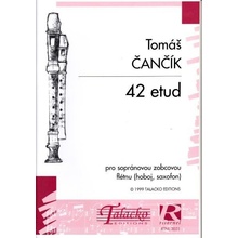 42 etud pro zobcovou flétnu hoboj flétnu saxofon klarinet housle