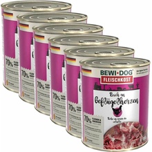Bewi Dog Adult Hydinové srdcia 6 x 800 g