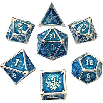 imago Sada kovových kociek Azúrové monštrá