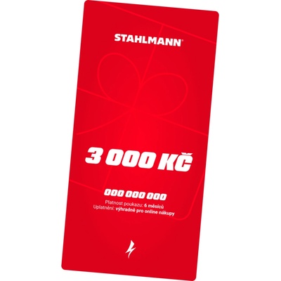 STAHLMANN 3000Kč Dárková poukázka