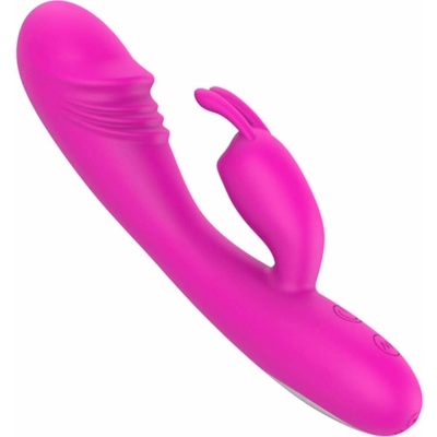 Lonely rechargeable bunny clitoral with acorn pink