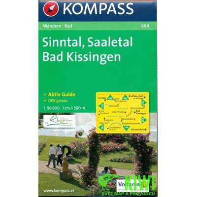 Kompass Karte Sinntal, Saaletal, Bad Kissingen
