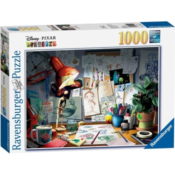 Image 1 of Ravensburger Пъзел Ravensburger от 1000 части - Бюрото на художника (12000302)