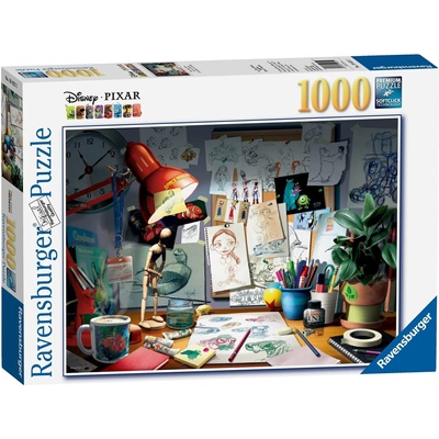 Ravensburger Пъзел Ravensburger от 1000 части - Бюрото на художника (12000302)