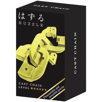 Hanayama Метален логически пъзел Hanayama - Mini Huzzle Cast Chain, gold (515189)