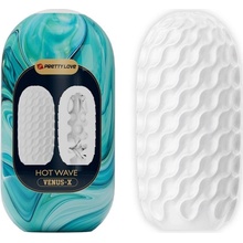 Pretty love hot wave silicone male masturbator white