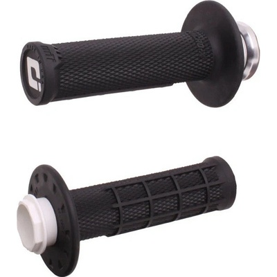 Sada rukojetí Lock-on ODI MICRO-X V2 H36MXB Černo/Stříbrná Half-Waffle