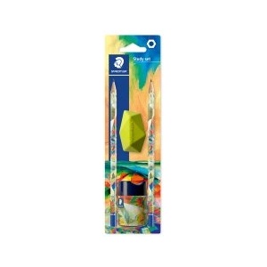STAEDTLER Моливи HB 2бр с гума и острилка Multiverse бежови
