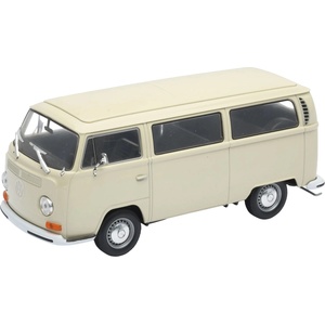 Welly Метална количка Welly - 1972 Volkswagen Bus T2, кремава, 1: 24 (22472W)
