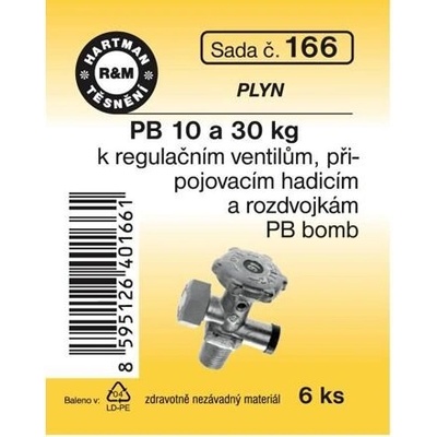 HARTMAN těsnění k plynovým bombám PB 10 a 30kg, sada č. 166 | Zboží Auto