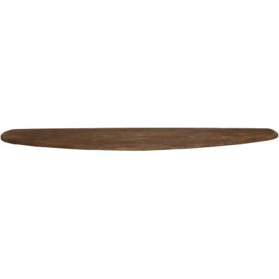 Light & Living Стенен рафт от масивно манго в тъмно естествен цвят 80 cm Ginosu - Light & Living (7498064)