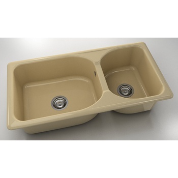 Image 1 of FAT Mивка Classic 214, Polymer marble, 05 Капучино гранит, с включен сифон