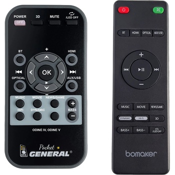 GENERAL BOMAKER Odine IV, Odine V - дистанционно управление дубликат (Odine IV, Odine V)