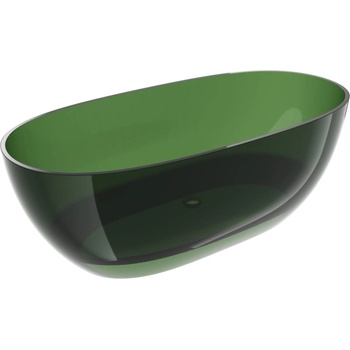 Mexen Pure горска самостоятелно стояща вана прозрачна 170 x 80 cm, хромиран отвор - 58071708002 (58071708002)