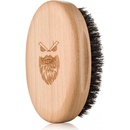 Angry Beards Drevená kefa na bradu a fúzy Harden
