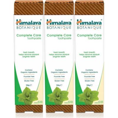 bez fluoridu Příchuť máty peprné Himalaya Botanique 150 g x 3 g