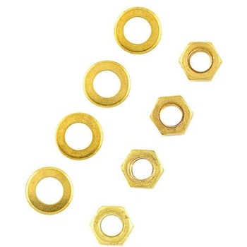 Raboesch Гайка Raboesch M4 с шайба месинг (4+4)