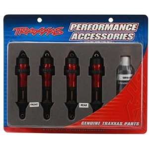 Traxxas амортисьор GTR алуминиев червен (2)