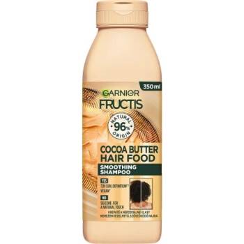 Garnier Fructis Hair Food Cocoa Butter Smoothing Shampoo 350 ml изглаждащ шампоан за непокорна коса с anti-frizz ефект за жени