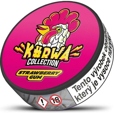 Kurwa Collection strawberry gum 12 mg 20 sáčků – Zboží Dáma