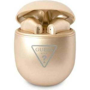 CG Mobile Guess TWS Triangle Logo gold (GUTWST82TRD) Слушалки