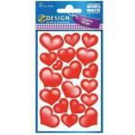 Avery Zweckform Paper stickers - Hearts 1