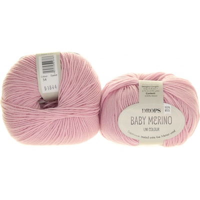 Drops Baby Merino 54 pudrově růžová