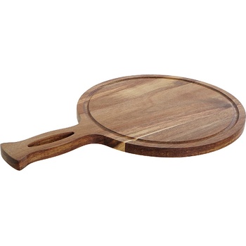 Item international Кръгла дъска за рязане от акация, 26х39х1, 5см (1593)