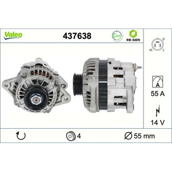 Alternátor VALEO 437638