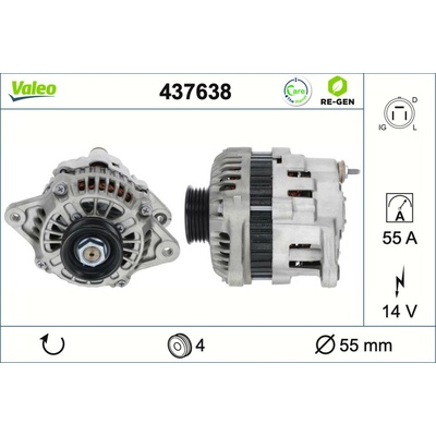 Alternátor VALEO 437638