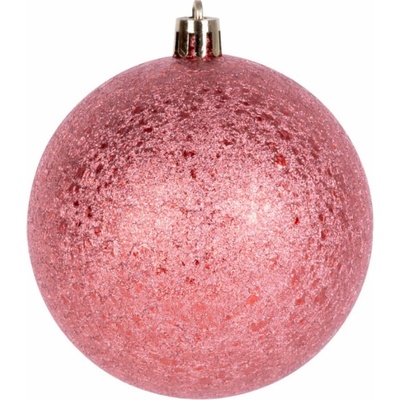 MagicHome Vánoční koule, 6 ks, červené, na vánoční stromek, 8 cm