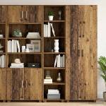 vidaXL Служебен шкаф Старо дърво 45 x 41 x 185 см Инженерна дървесина (3443781)