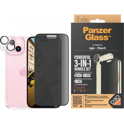 Panzer Калъф и протектори PanzerGlass - UWF Privacy, iPhone 15 (5711724930287)