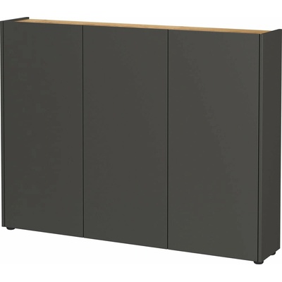 Germania Libbiano antracitový vdekore duba 138x105x25 cm