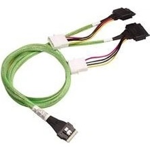 Broadcom LSI internal U.3 cable 1.0 m SlimLine x8 (SFF-8654) to 2x U.2 NVMe drive x4 (SFF-8639), 05-60005-00