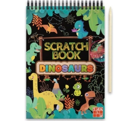 Scratch Book - Dinosaurs