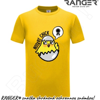 Ranger tričko motív Notary Chick 1 žltá