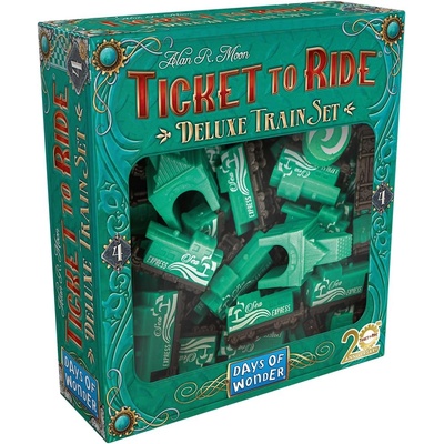 Days of Wonder Разширение за настолна игра Ticket to Ride: Deluxe Train Set - Green (DOWT2R20THDTSDIS-2)