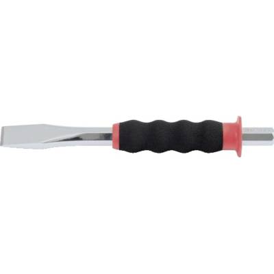 KS Tools Plochý sekáč s rukoväťou na ochranu rúk, osemhranný, 10 mm 156.0251