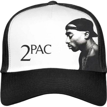 2Pac Profile Photo Шапка с козирка Black & White UNI (2PACMBCAP02WB)