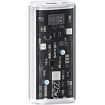 USAMS Dual Port Digital Display PowerBank PD 9000 mAh 20W - преносима външна батерия с USB-C порт и USB-A изход (бял)